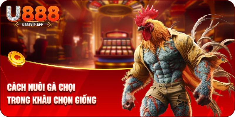 Cách nuôi gà chọi trong khâu chọn giống